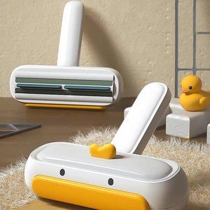 Cat Dog Pet Hair Cleaner Roller with Hair Dust Collector Bowl